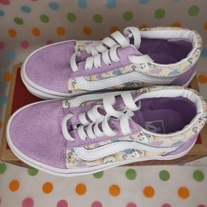 Vans Size 12 Girls Mythical Glow Sheer Lilac Canveses